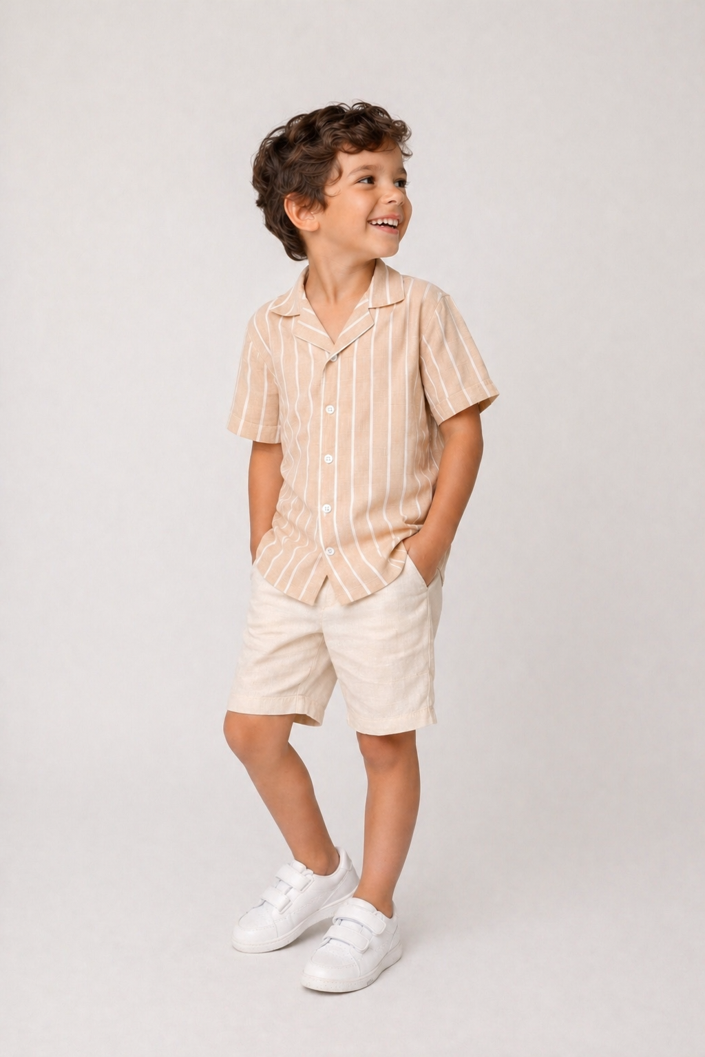 Camisa rayas beidge