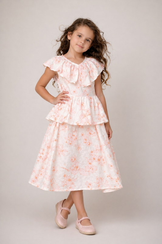 Vestido bobos floreado