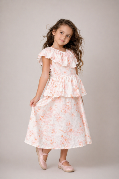 Vestido bobos floreado