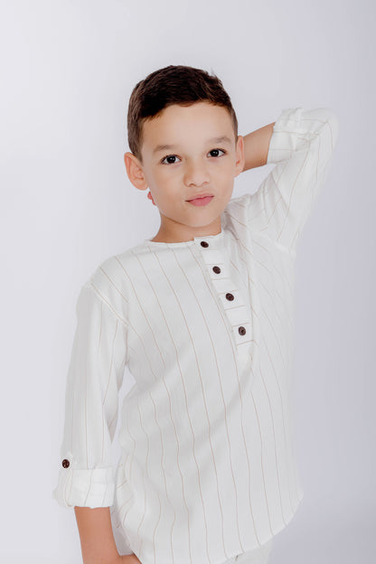 Camisa blanca lino