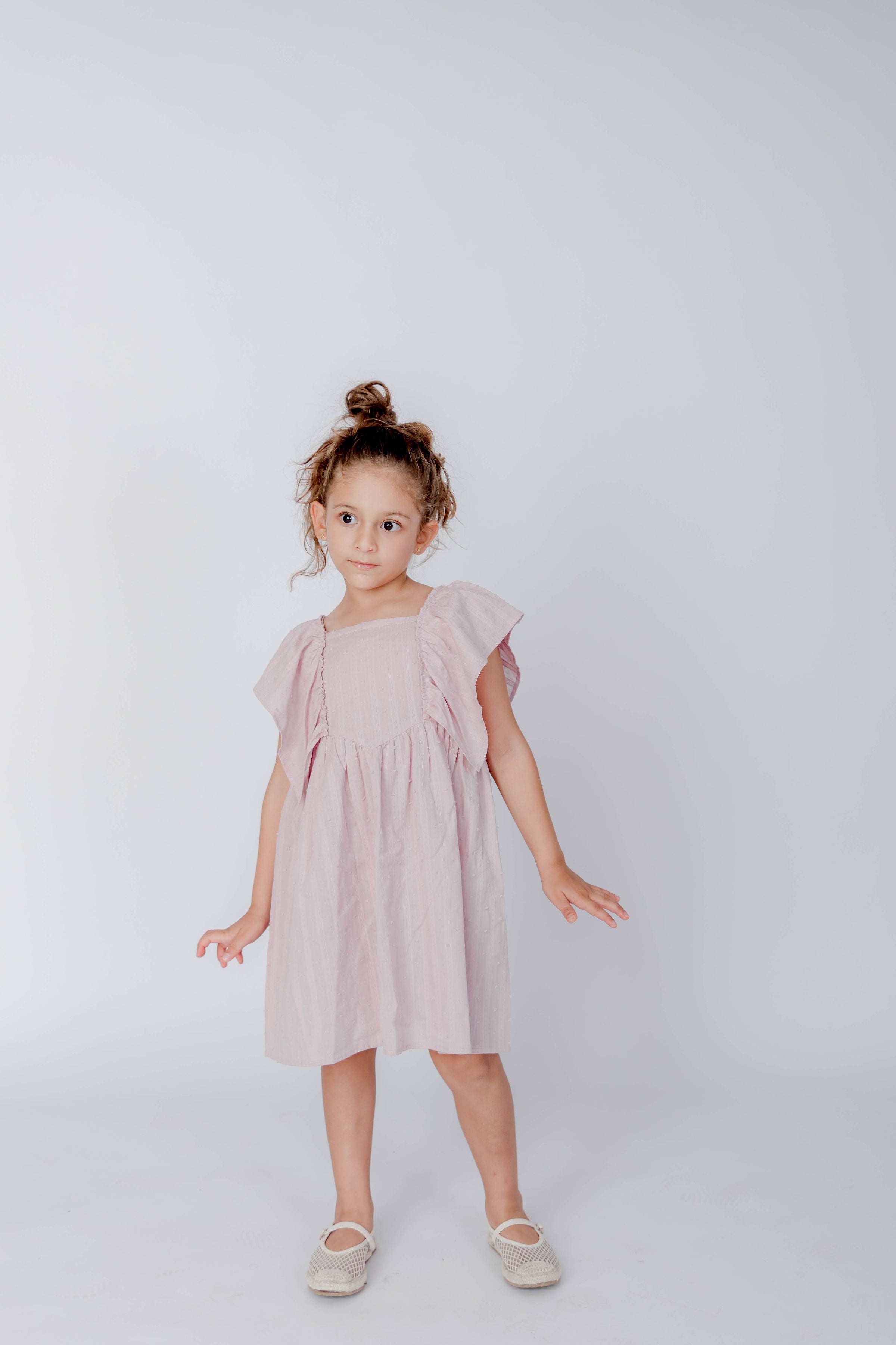 Vestido Lino rosa