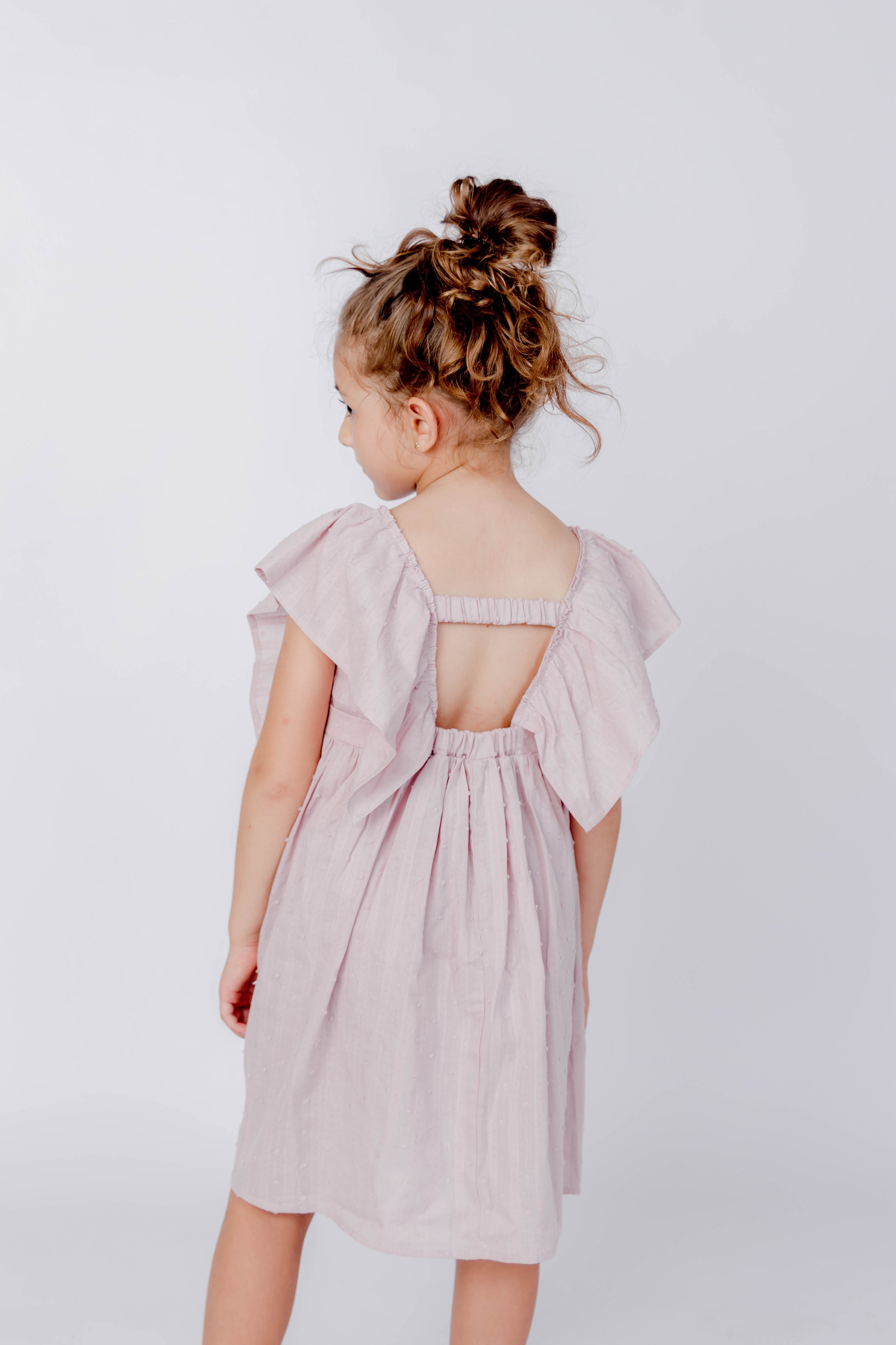 Vestido Lino rosa