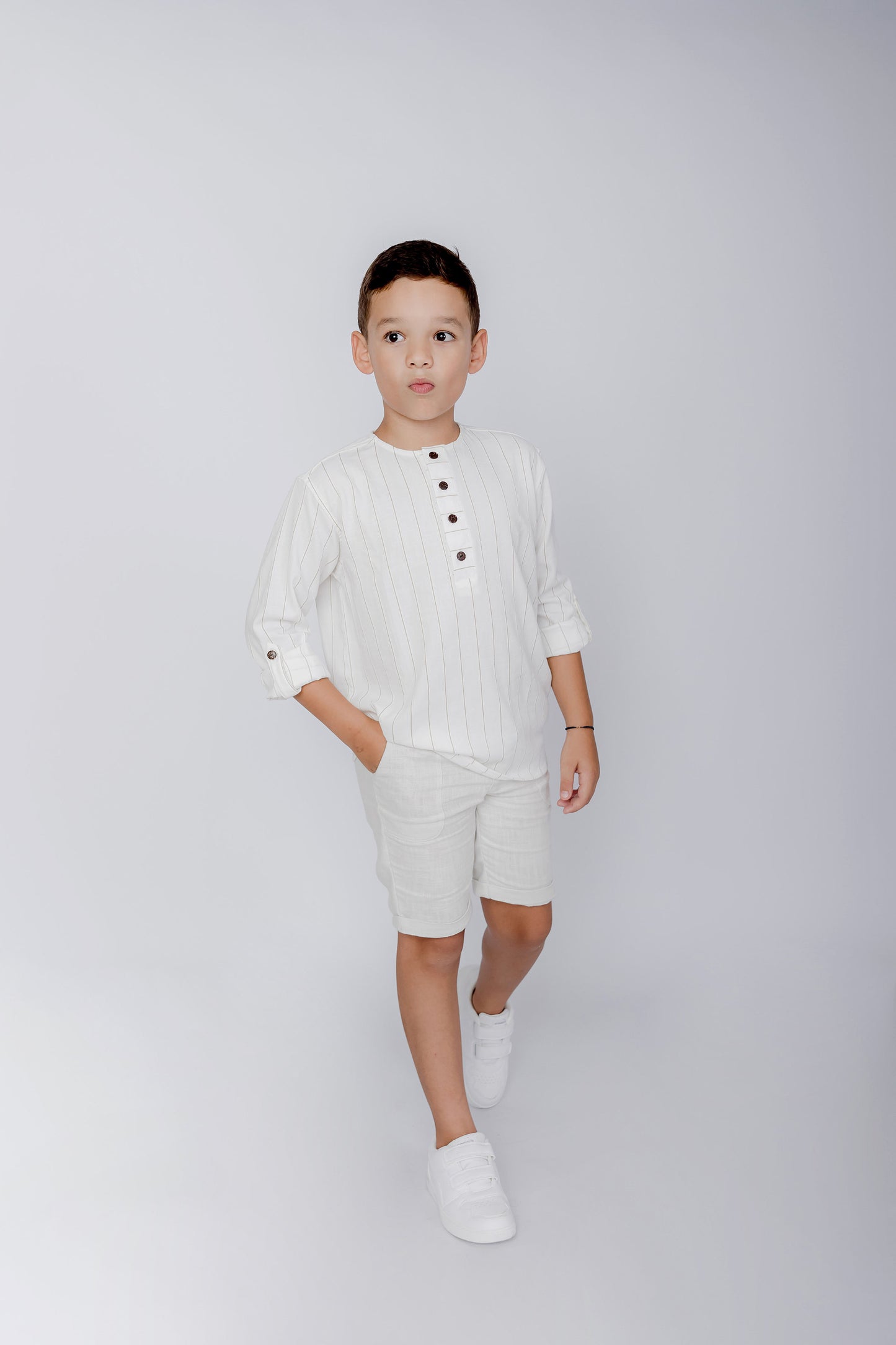 Camisa blanca lino