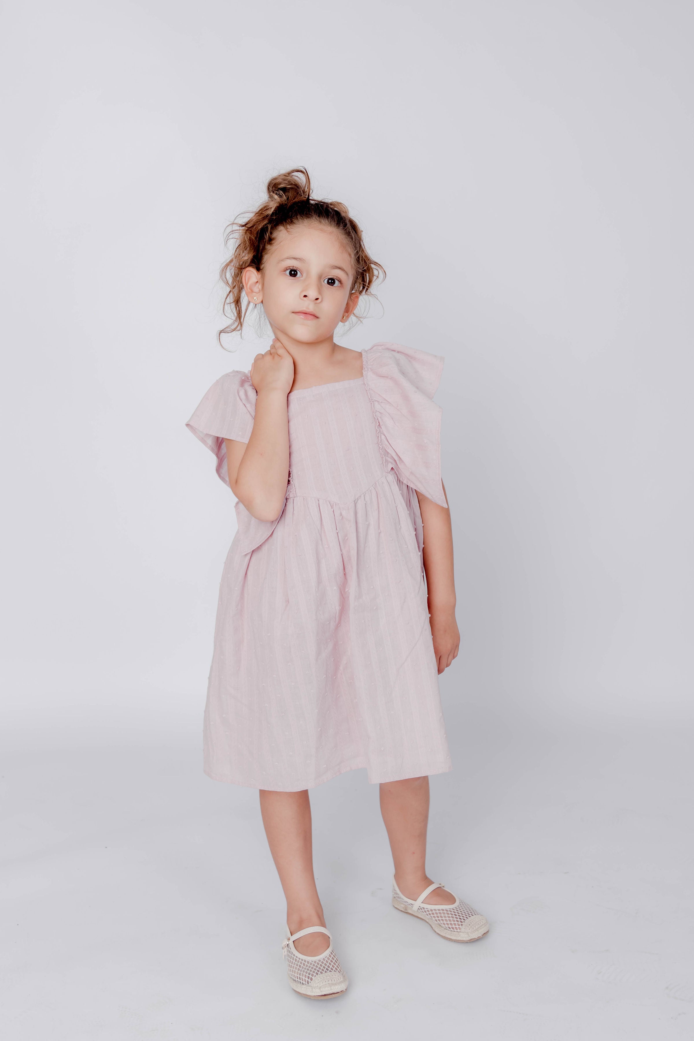 Vestido Lino rosa