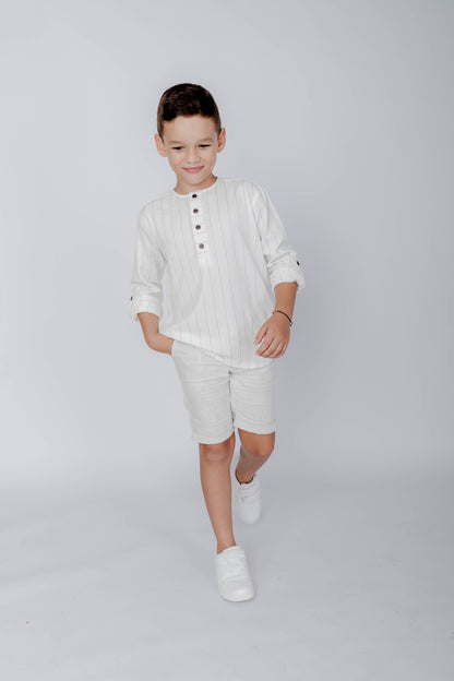 Camisa blanca lino